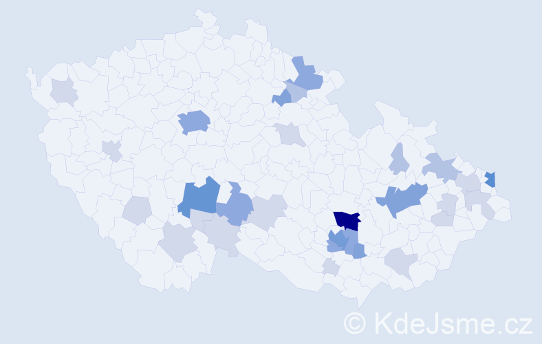 Příjmení: 'Feik', počet výskytů 78 v celé ČR