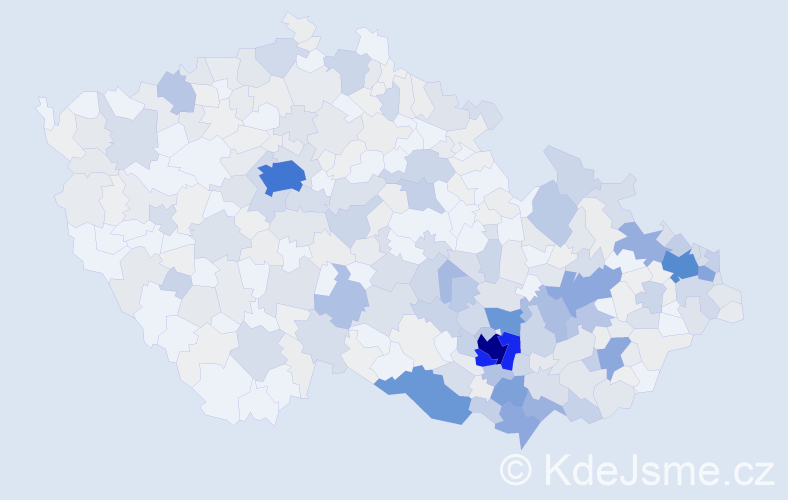 Příjmení: 'Buchtová', počet výskytů 1802 v celé ČR