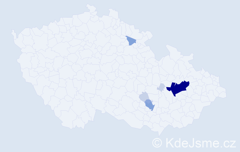 Příjmení: 'Kirschbaum', počet výskytů 22 v celé ČR
