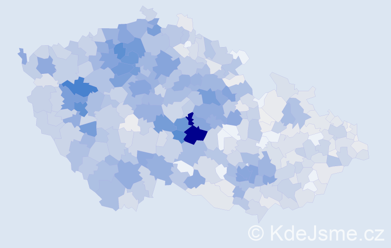 Příjmení: 'Beránková', počet výskytů 4425 v celé ČR