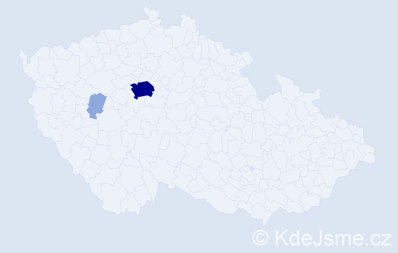 Příjmení: 'Duraković', počet výskytů 7 v celé ČR