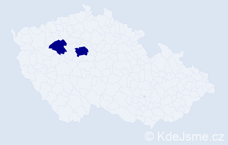 Příjmení: '"Cutts-White"', počet výskytů 2 v celé ČR