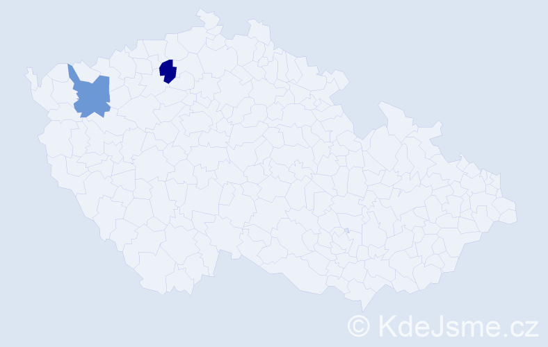 Příjmení: 'Sonnenburg', počet výskytů 2 v celé ČR