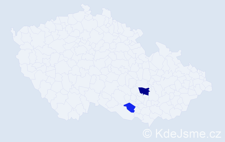 Příjmení: 'Karandyszewský', počet výskytů 9 v celé ČR