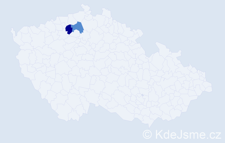 Příjmení: 'Pietryk', počet výskytů 2 v celé ČR