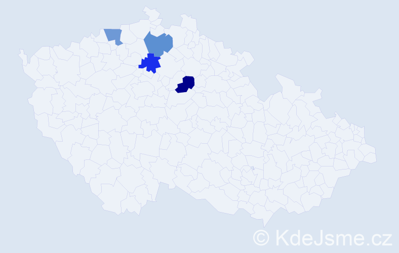 Příjmení: 'Buchleitner', počet výskytů 4 v celé ČR