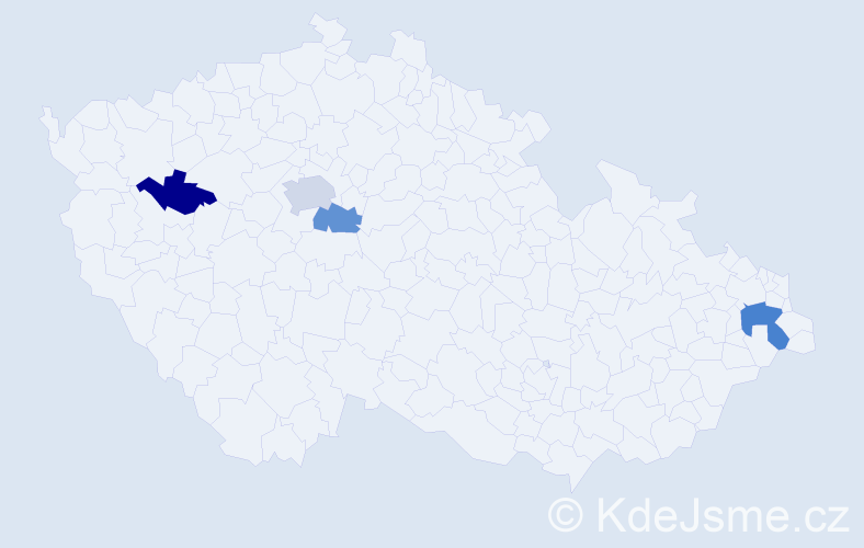 Příjmení: 'Lanzendőrferová', počet výskytů 6 v celé ČR