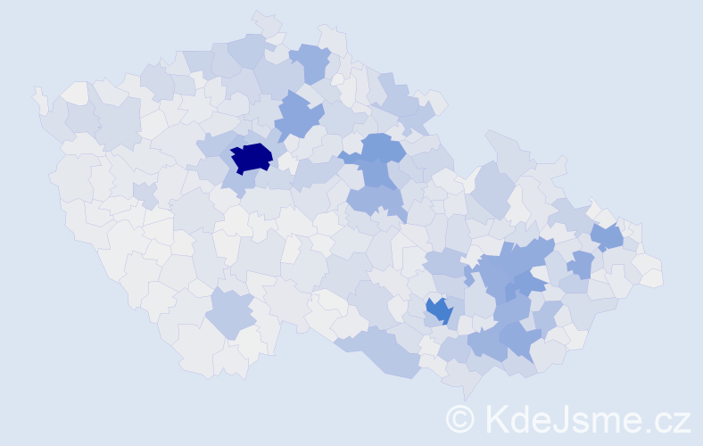 Příjmení: 'Horák', počet výskytů 12156 v celé ČR