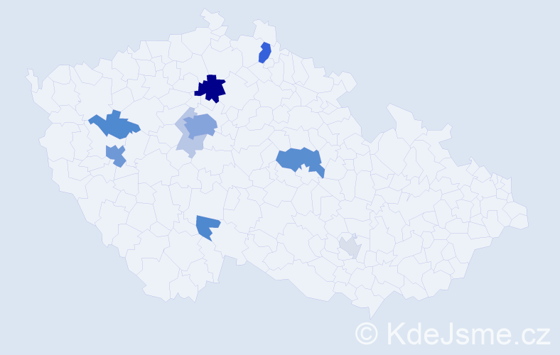 Příjmení: 'Hafynets', počet výskytů 33 v celé ČR