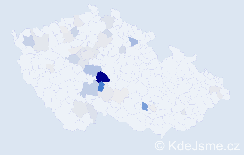 Příjmení: 'Holejšovská', počet výskytů 117 v celé ČR