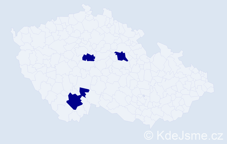 Příjmení: 'Marinčić', počet výskytů 4 v celé ČR