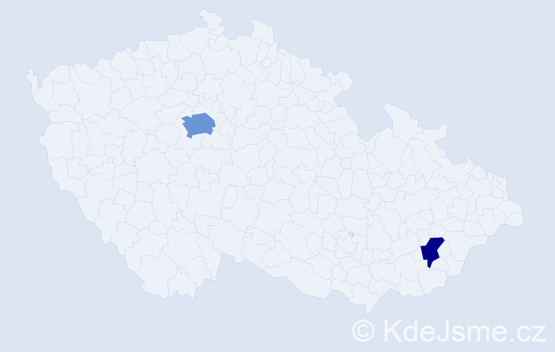 Příjmení: 'Nassir', počet výskytů 8 v celé ČR