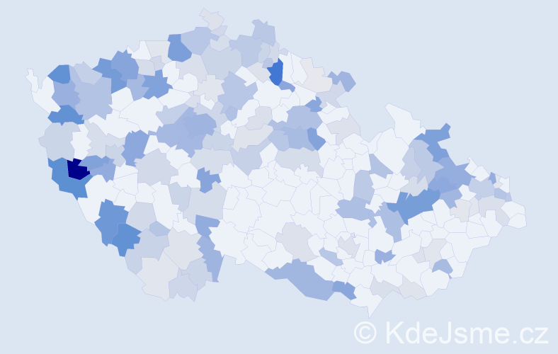 Příjmení: 'Becková', počet výskytů 514 v celé ČR
