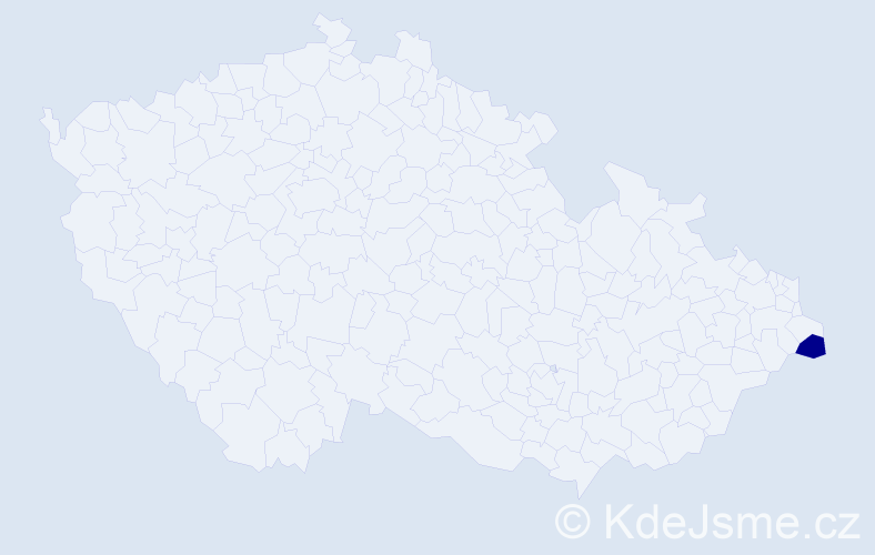 Příjmení: '"Andrzejak- Ryłko"', počet výskytů 1 v celé ČR