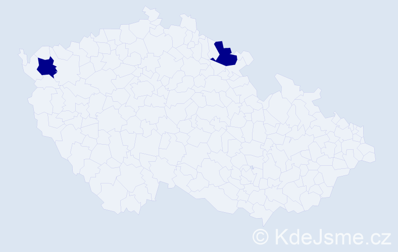 Příjmení: 'Trenčianska', počet výskytů 2 v celé ČR