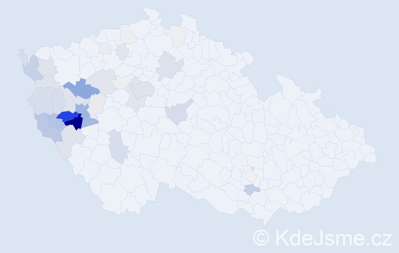 Příjmení: 'Levora', počet výskytů 145 v celé ČR