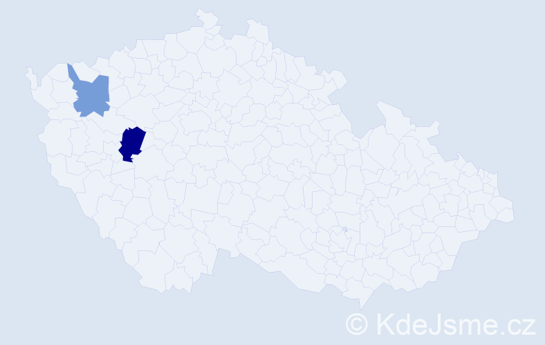 Příjmení: 'Seib', počet výskytů 3 v celé ČR