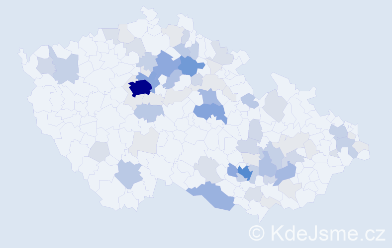 Příjmení: 'Honzáková', počet výskytů 257 v celé ČR