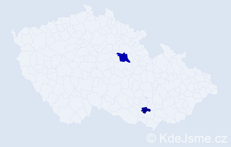 Příjmení: 'Colantonio', počet výskytů 4 v celé ČR