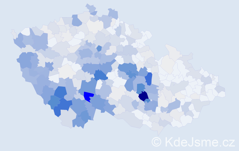 Příjmení: 'Vojta', počet výskytů 1468 v celé ČR
