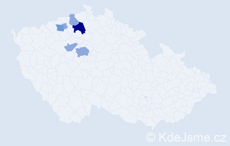 Příjmení: 'Livonec', počet výskytů 12 v celé ČR