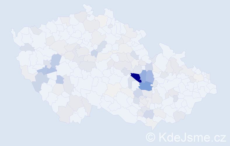 Příjmení: 'Andrlík', počet výskytů 473 v celé ČR