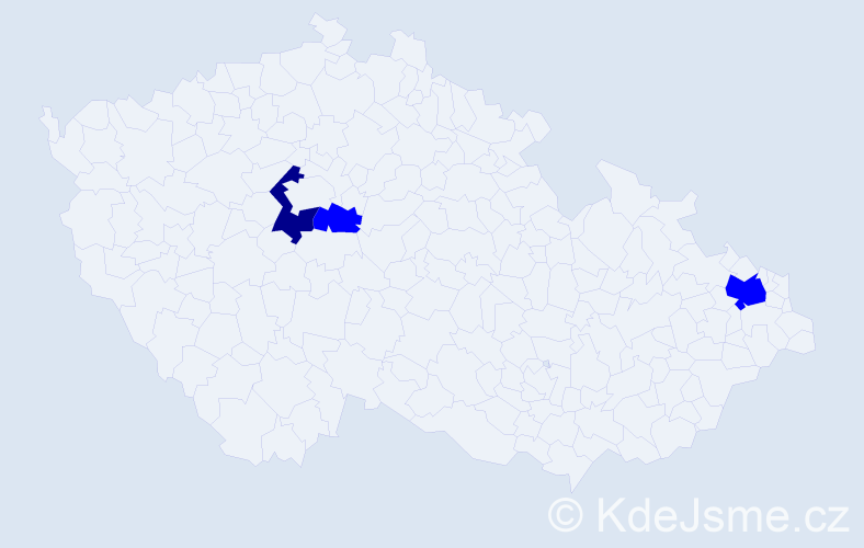 Příjmení: '"Al-Azawi"', počet výskytů 4 v celé ČR