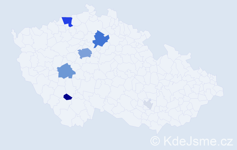 Příjmení: 'Töpfer', počet výskytů 29 v celé ČR