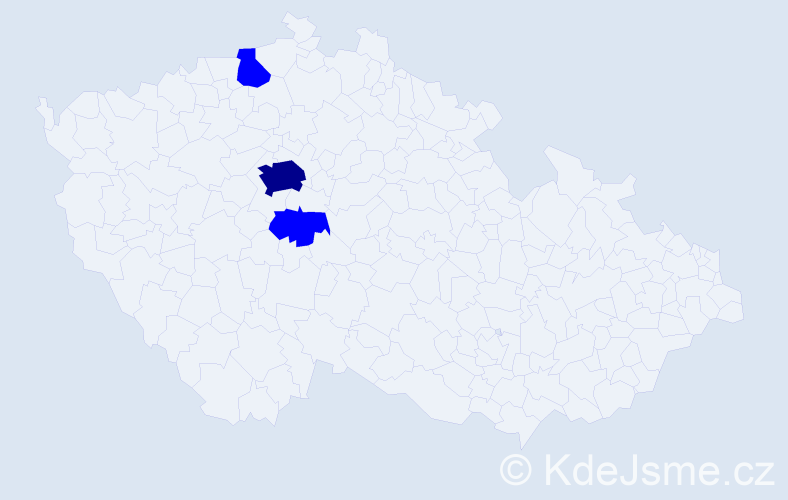 Příjmení: 'Griess', počet výskytů 4 v celé ČR