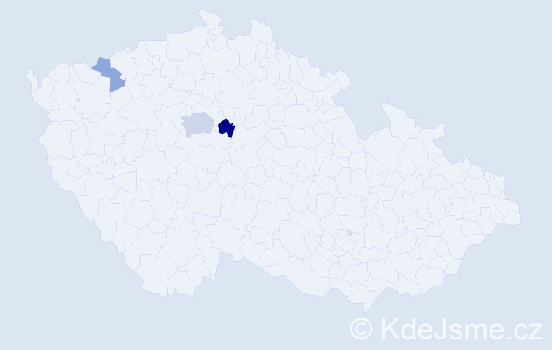 Příjmení: 'Bosnovič', počet výskytů 8 v celé ČR