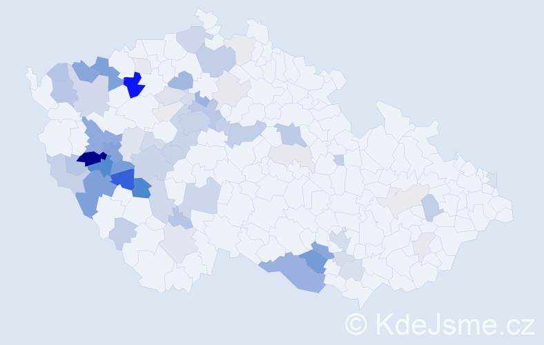 Příjmení: 'Tumpach', počet výskytů 215 v celé ČR