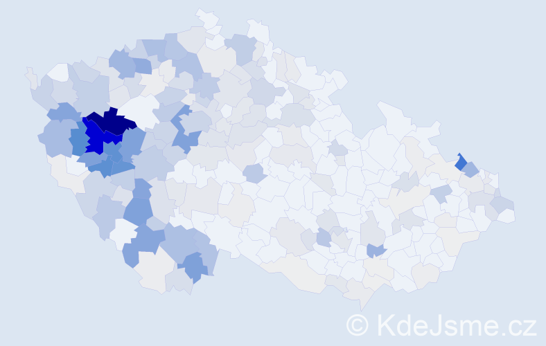 Příjmení: 'Pašek', počet výskytů 1004 v celé ČR