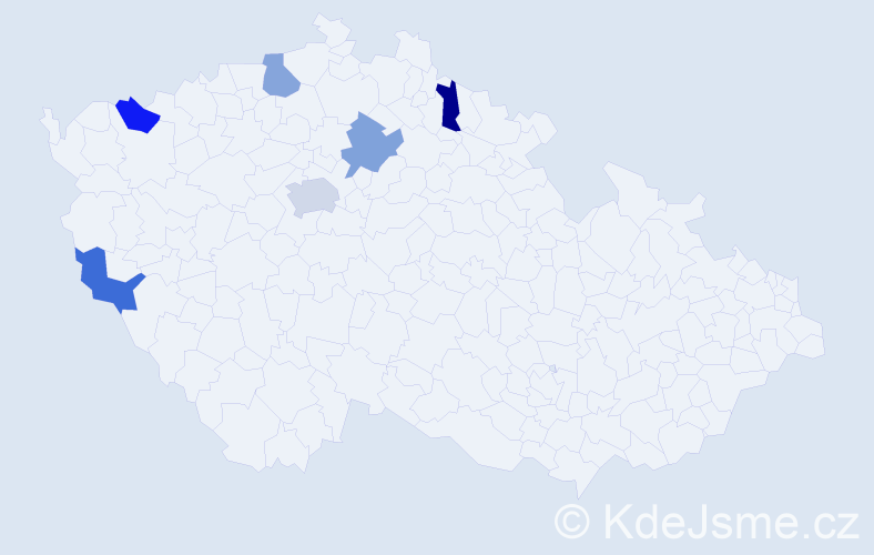 Příjmení: '"Doan Manh"', počet výskytů 7 v celé ČR