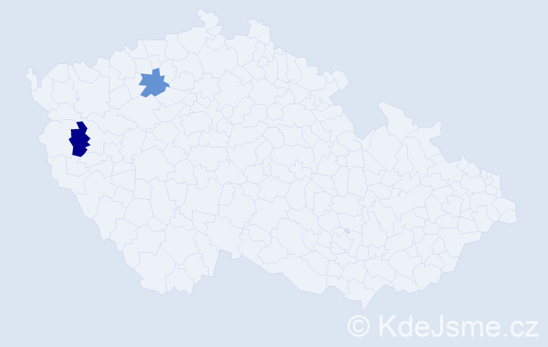 Příjmení: 'Skolle', počet výskytů 2 v celé ČR