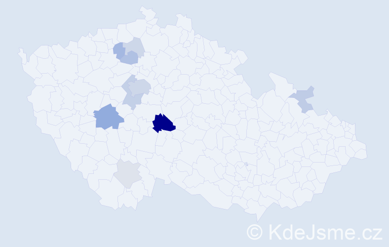 Příjmení: 'Březnovská', počet výskytů 27 v celé ČR