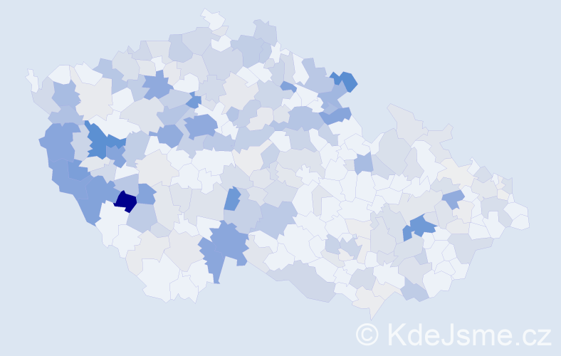 Příjmení: 'Roubalová', počet výskytů 959 v celé ČR