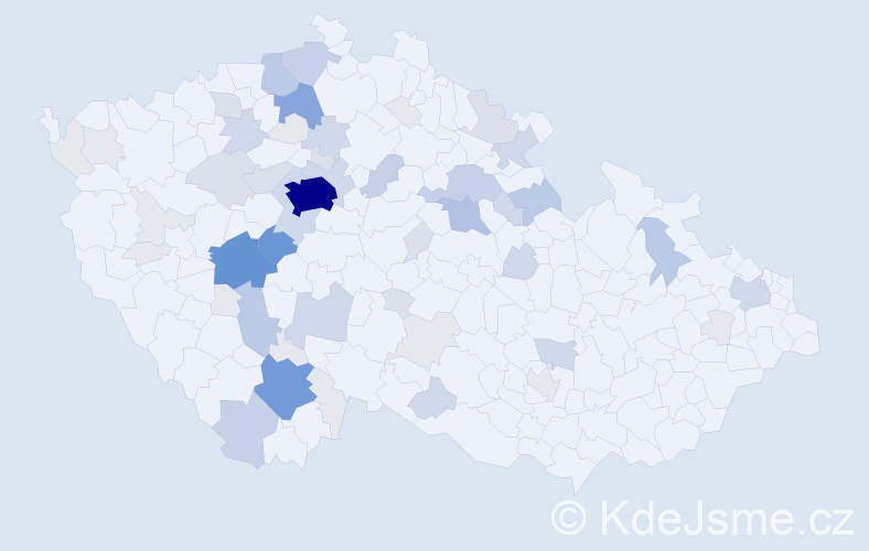 Příjmení: 'Vandasová', počet výskytů 209 v celé ČR