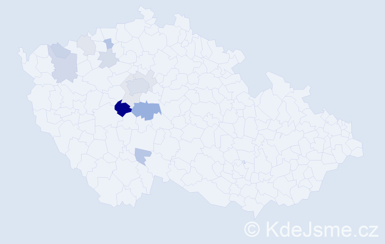 Příjmení: 'Bakosová', počet výskytů 33 v celé ČR