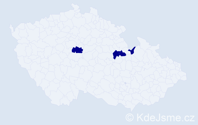 Příjmení: 'Ketzlová', počet výskytů 4 v celé ČR