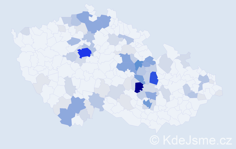 Příjmení: 'Šejnoha', počet výskytů 286 v celé ČR