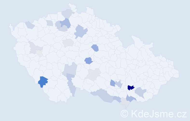 Příjmení: 'Reichmanová', počet výskytů 69 v celé ČR