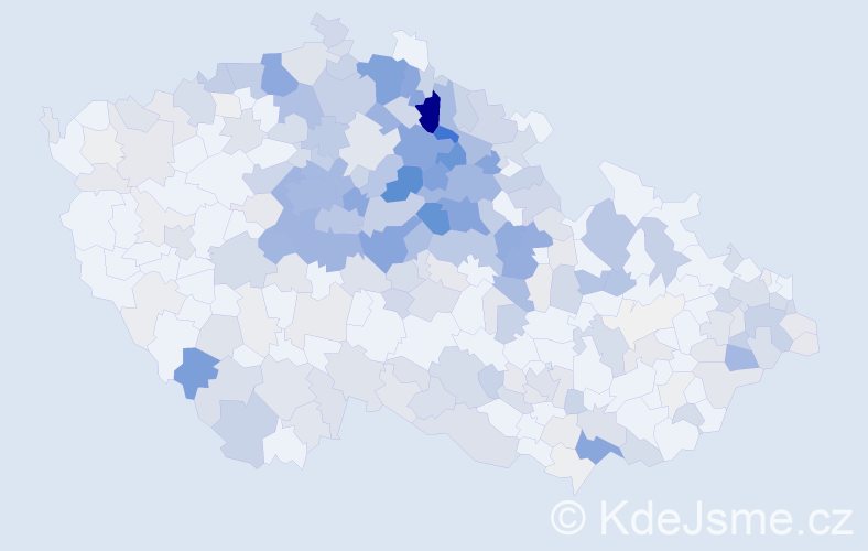 Příjmení: 'Vojtíšková', počet výskytů 1143 v celé ČR