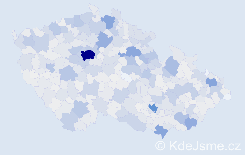 Příjmení: 'Bartošová', počet výskytů 7132 v celé ČR