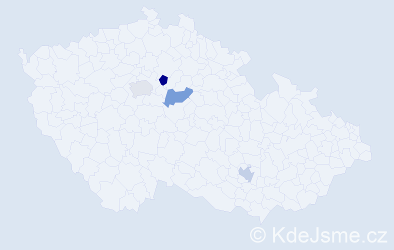 Příjmení: 'Malinovskyy', počet výskytů 4 v celé ČR