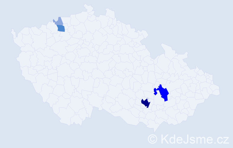 Příjmení: 'Abeles', počet výskytů 16 v celé ČR