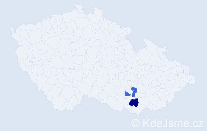 Příjmení: 'Kovbashyn', počet výskytů 2 v celé ČR