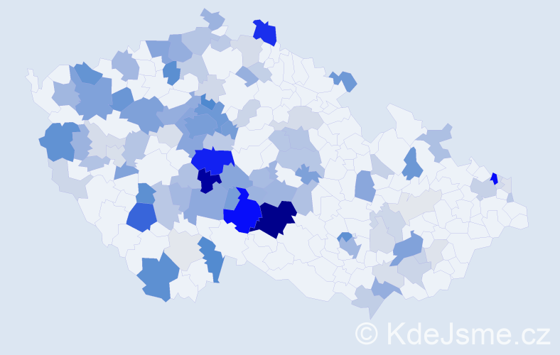 Příjmení: 'Podhorská', počet výskytů 352 v celé ČR