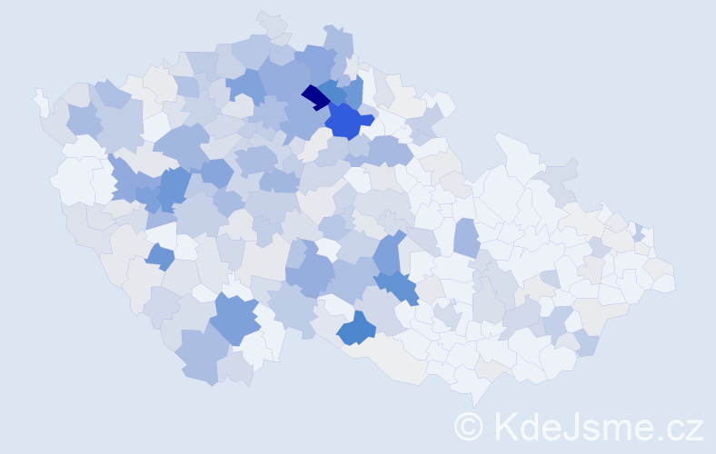 Příjmení: 'Zikmund', počet výskytů 1194 v celé ČR