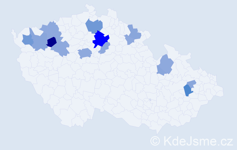 Příjmení: 'Huňatová', počet výskytů 42 v celé ČR