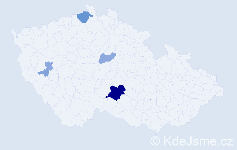 Příjmení: 'Eidrnová', počet výskytů 15 v celé ČR